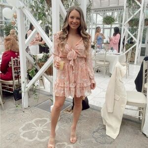 Floral Pink Dress